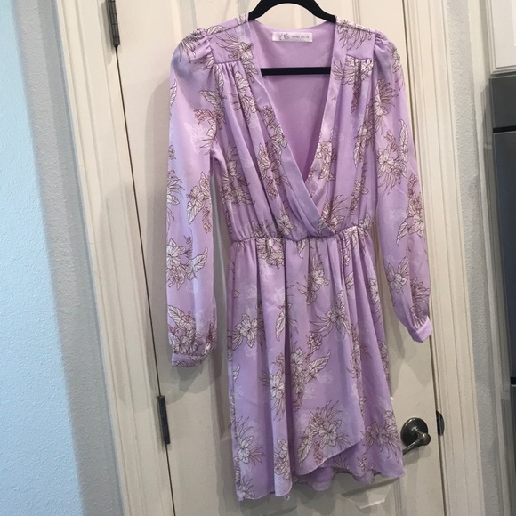 belle purple dress